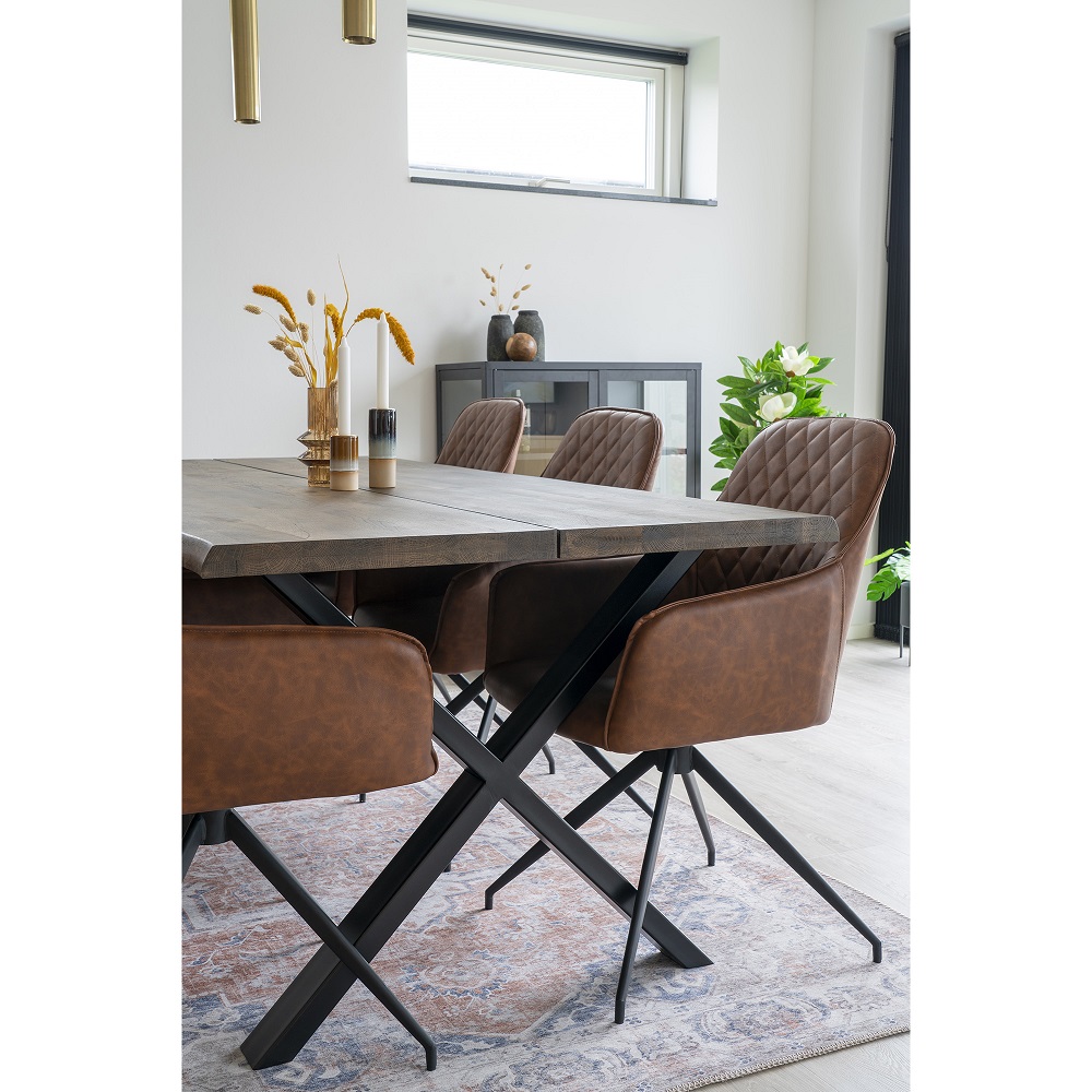 Havana Teppich Orange/Blau 160x230 cm