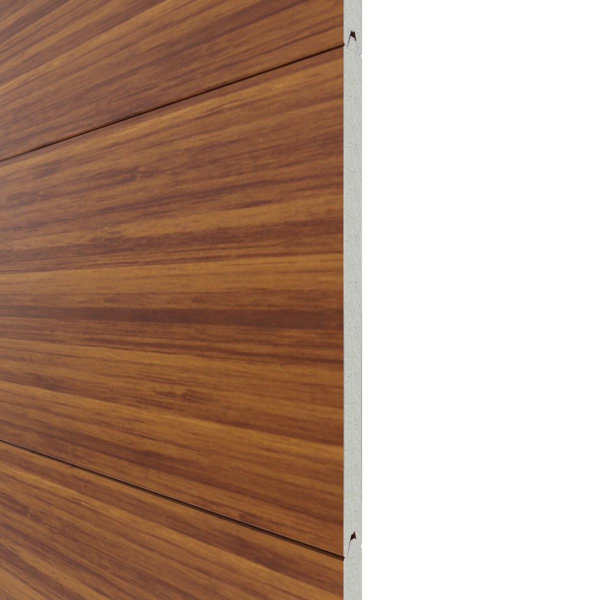 SYSTEM ALU XL Aluminium Zaunfeld-Set Bambus-Optik 178x184 cm Sichtschutz