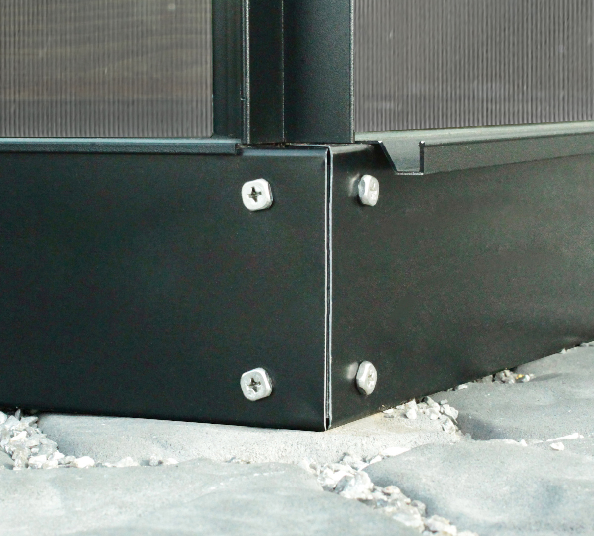 Vitavia Stahlfundamentrahmen 5000 Höhe 12,5 cm, schwarz