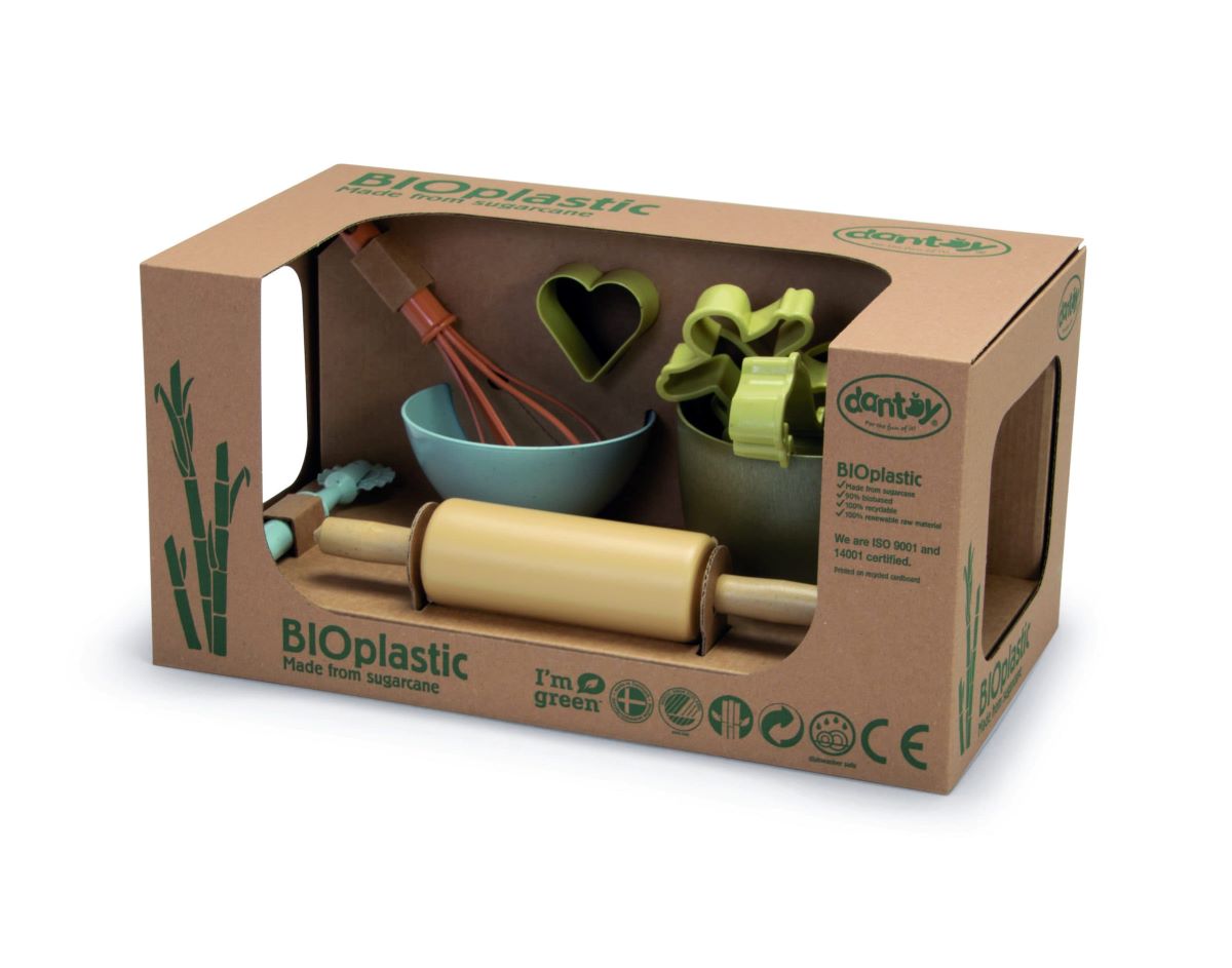 Backset in Geschenkbox, Spielzeug aus Biokunststoff