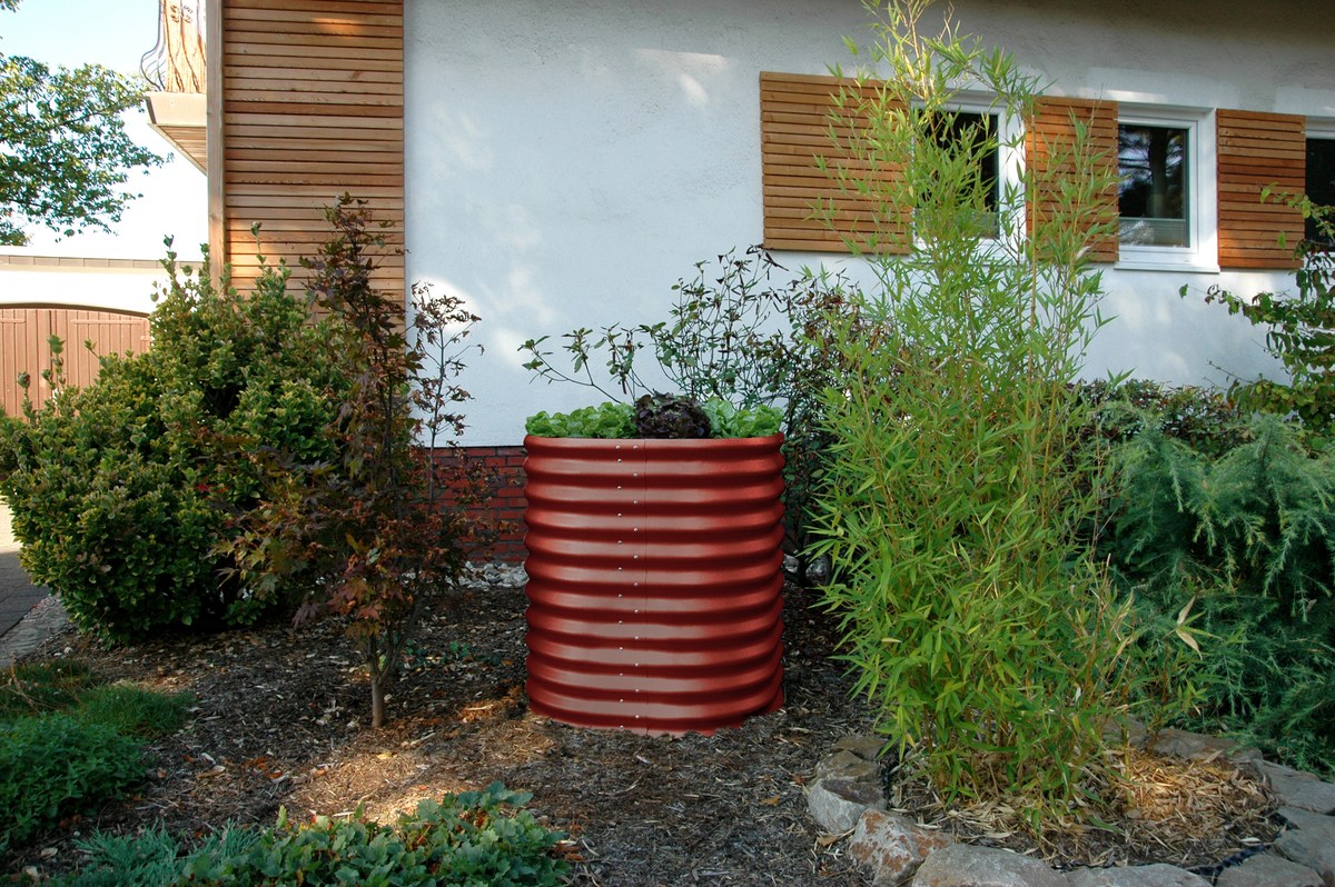 Vitavia Hochbeet Vita RUND 858, rubin