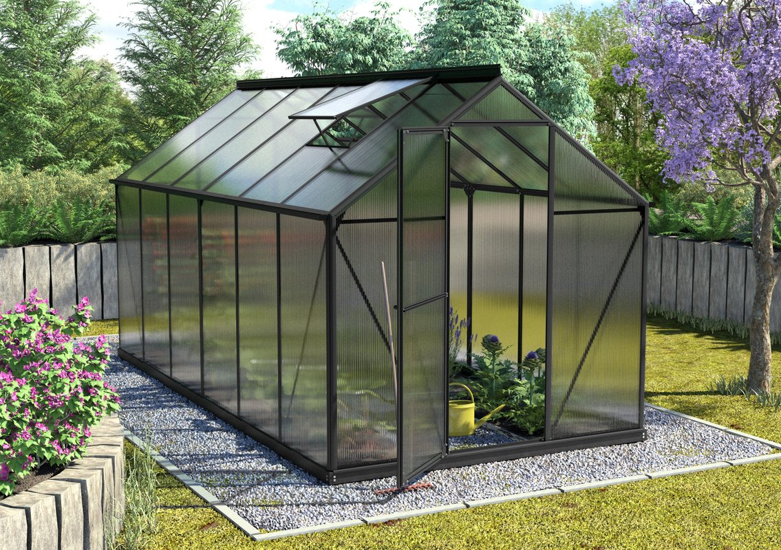 Vitavia Gewächshaus Triton 7500 HKP 6mm, schwarz