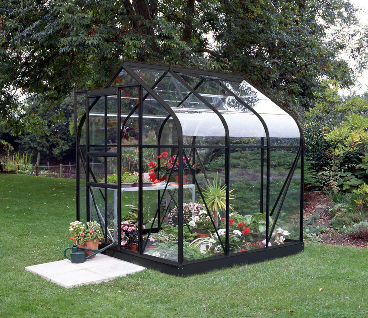 Vitavia Gewächshaus Orion 3800 ESG 3mm, schwarz