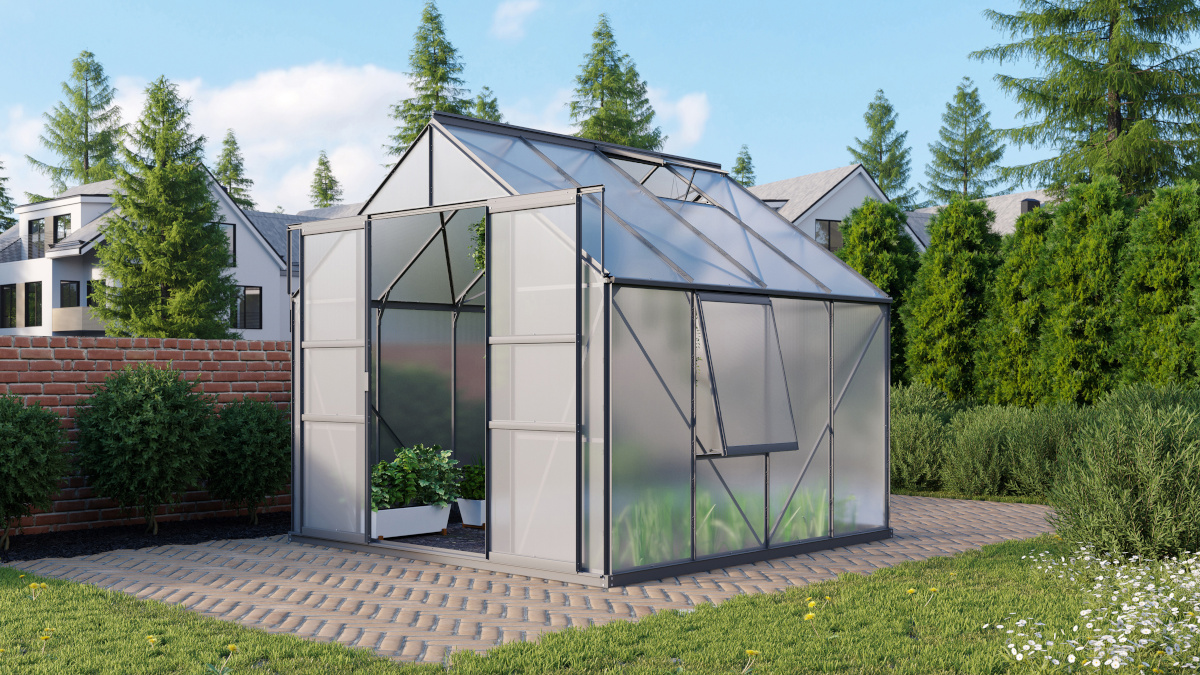 Vitavia Gewächshaus Meridian 2 6700 HKP6mm, schwarz