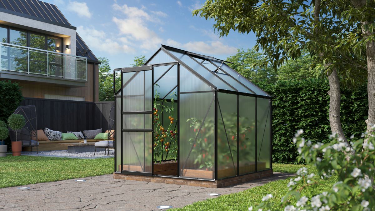 Vitavia Gewächshaus Comet 3800 HKP4mm, schwarz