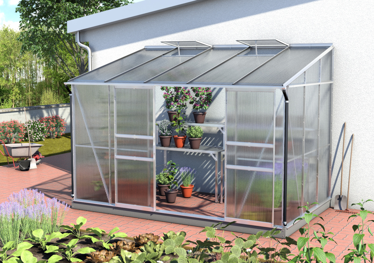Vitavia Gewächshaus Ida 6500 HKP 6mm, alu