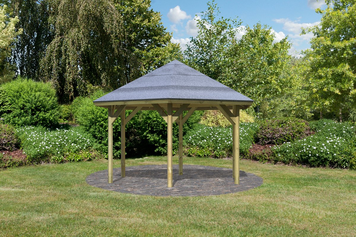 Gartenlaube/Pavillon Oslo 2 - 324x370 cm, CLASSIC kdi