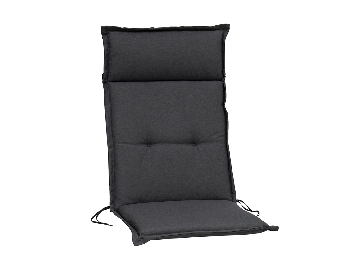 Milano 9807 Flex-Auflage Sitz/Rücken 50x117x5 cm, Panama schwarz