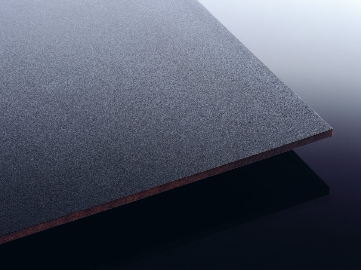 HPL-Balkonverkleidung TEJEPLAN Schichtstoffplatte 2633 anthrazit NC (ähnl. RAL 7015), 2800x1300x6 mm