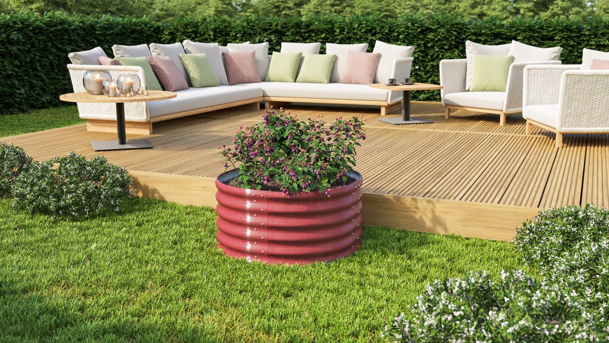 Vitavia Hochbeet Vita RUND 401 rubin