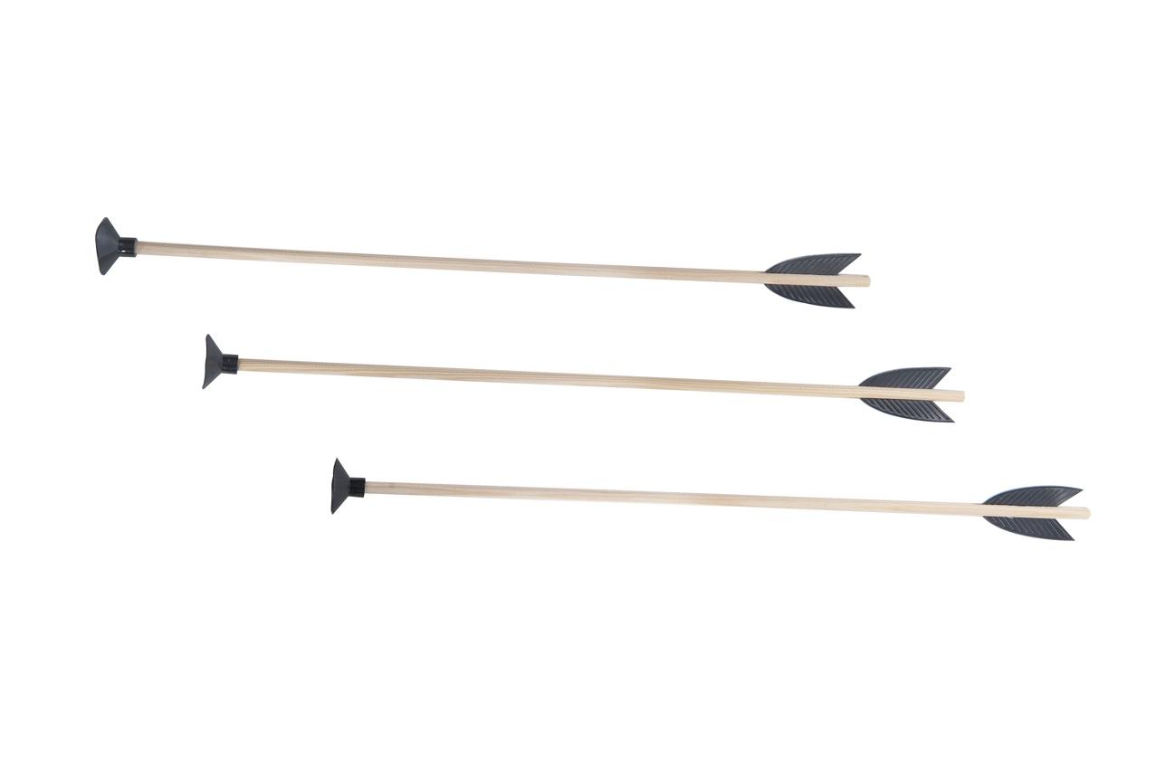 Saugnapf-Pfeile, 3-er Set, 40 cm