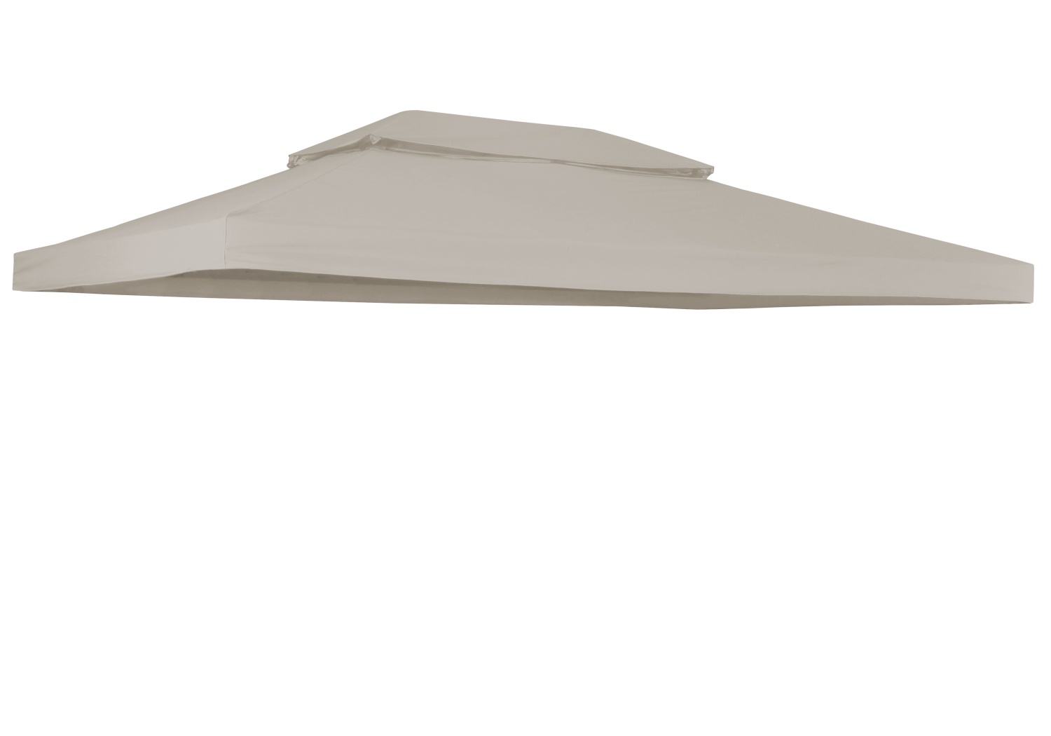 Luxor Stoff-Pavillondach 300x400 cm sand, Ersatzdach für Hillerstorp Pavillon