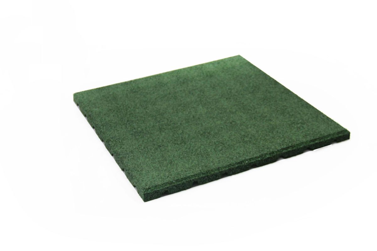 Fallschutzmatte, 1 Stück 50x50x2,5 cm grün