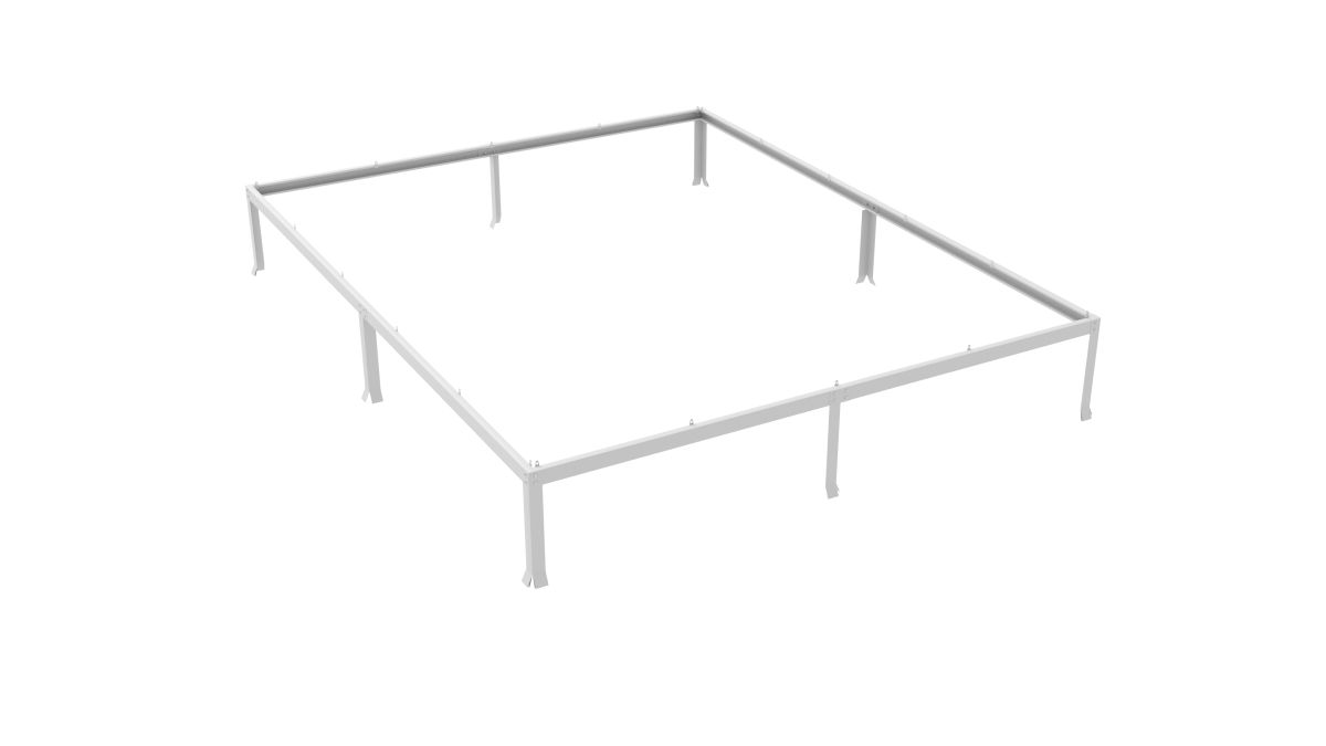 Vitavia Stahlfundamentrahmen 8300 Höhe 6 cm, alu