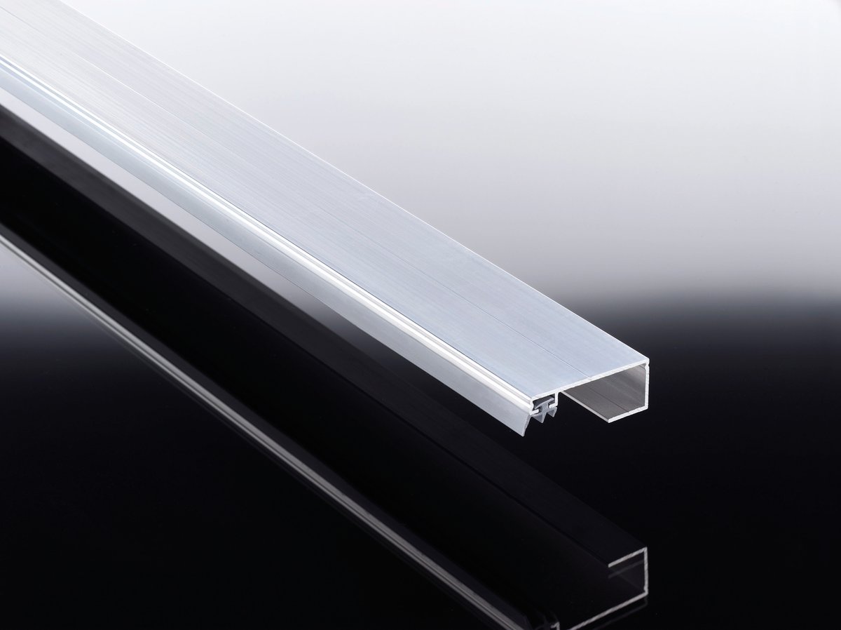 Randoberprofil TEJEALU Universalsystem Breite 80 mm, Alu silber, 2500 mm