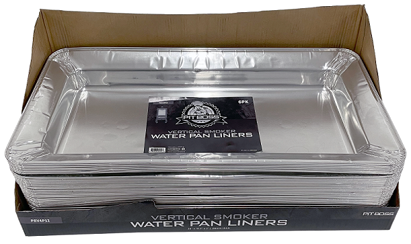 Pit Boss Wasserwanneneinlagen - 6er Pack, Aluminium
