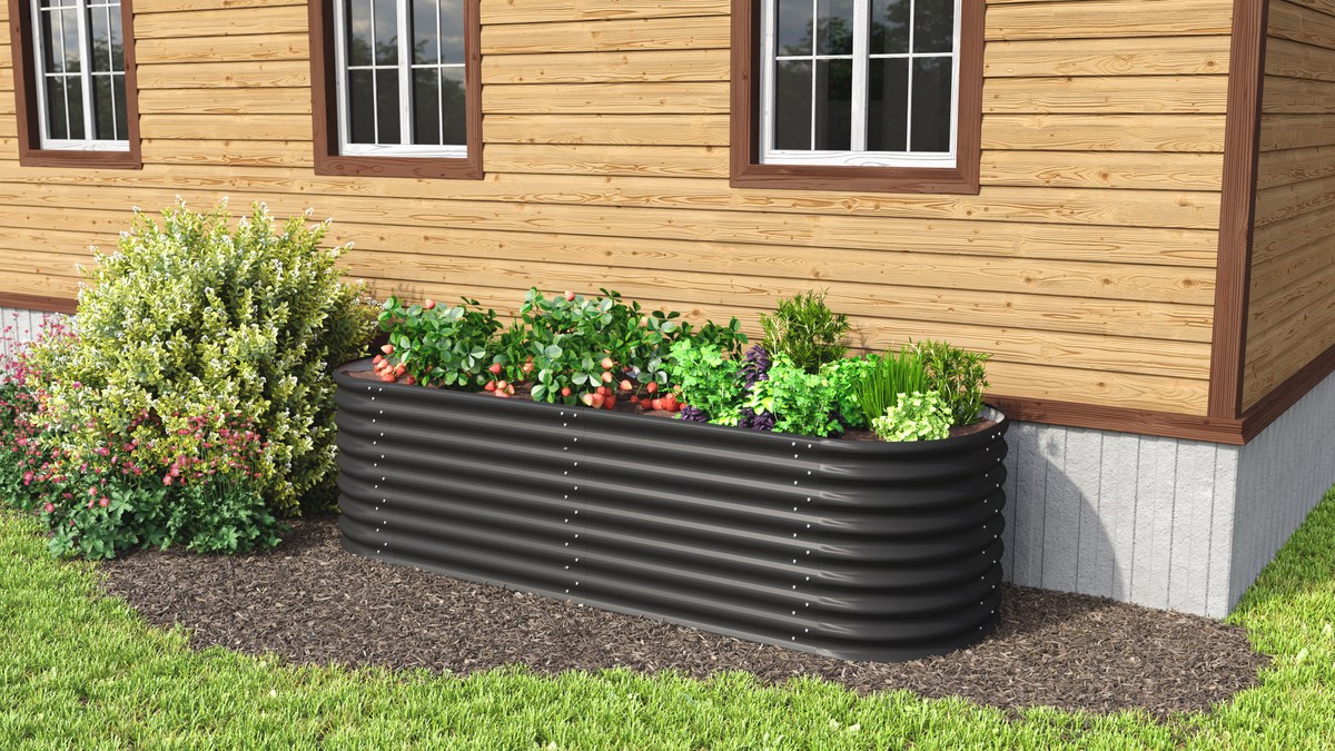 Vitavia Hochbeet Erweiterung Vita STRETCHED 630, schwarz