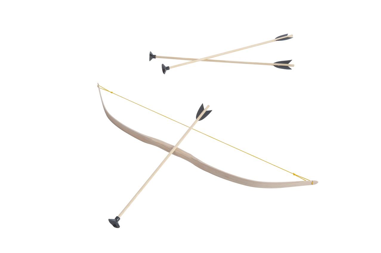 Bogen "klein", 90 cm inkl. 3 Saugnapf-Pfeilen