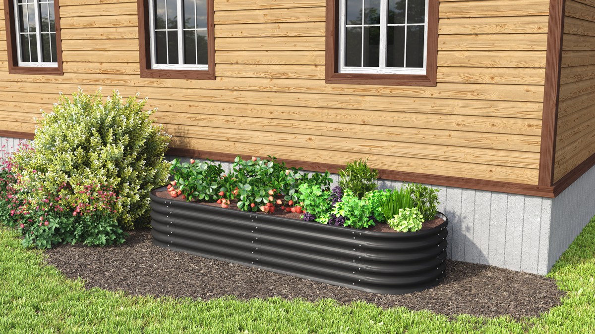 Vitavia Hochbeet Erweiterung Vita STRETCHED 401, schwarz