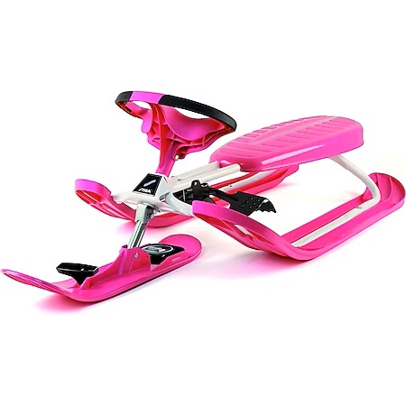 Schlitten SNOWRACER Color Pro pink, Curve System