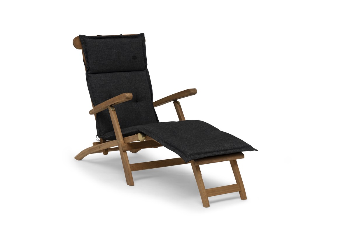 Nova Teak Deck Chair, Klapp-Liegestuhl von Hillerstorp