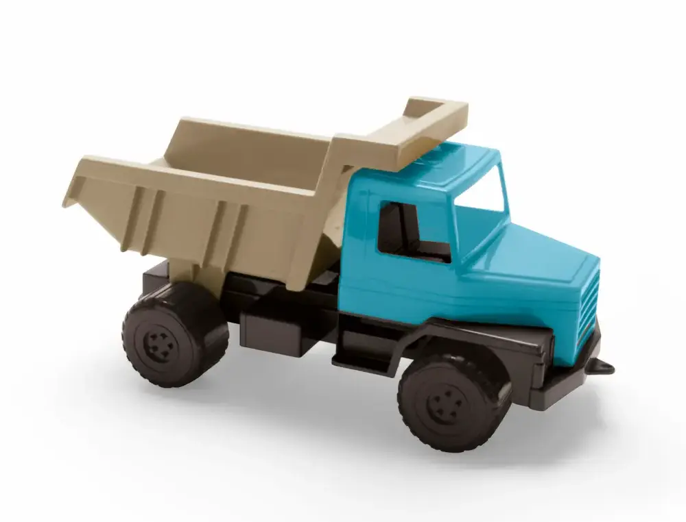 Blue Marine Toy Kipplaster (28 cm) aus maritimem Recyclingkunststoff