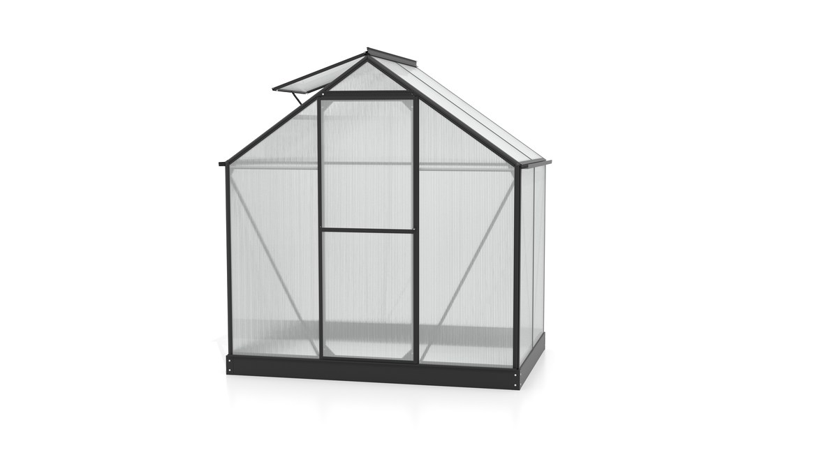 Vitavia Gewächshaus Triton 2500 HKP 6mm, schwarz