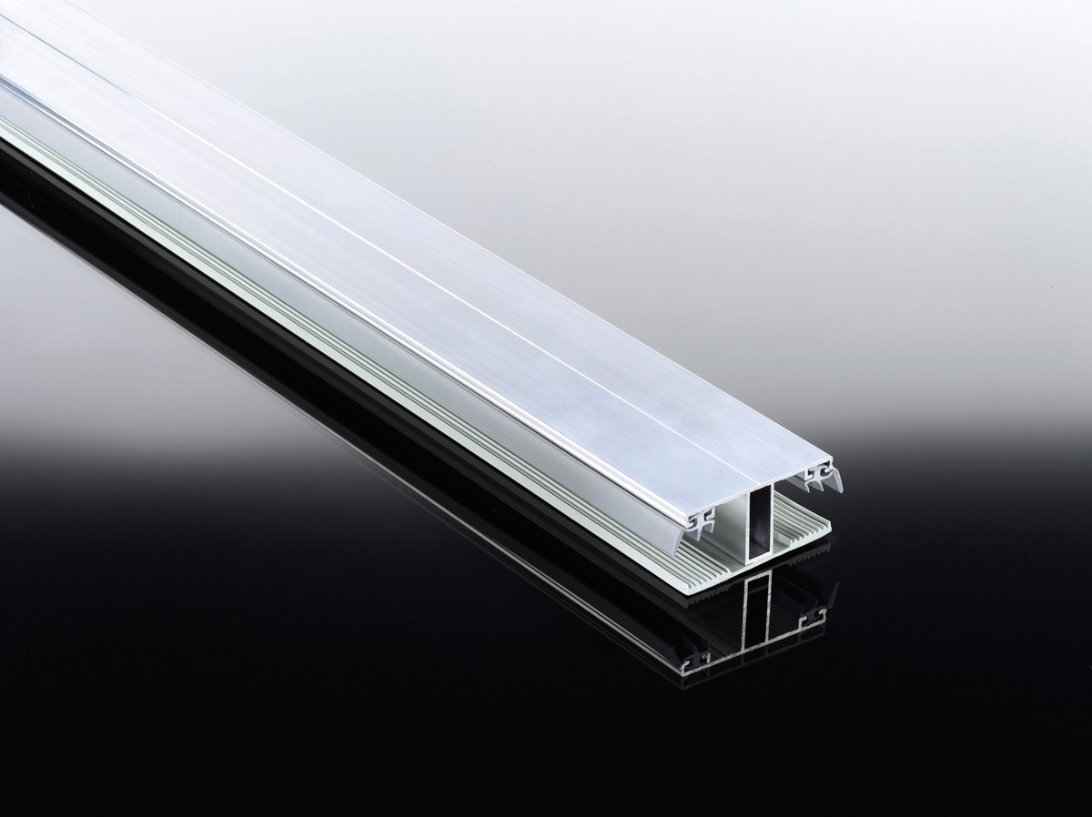 Mittelprofil TEJEALU Kombinationssystem, Alu silber, 2000 mm