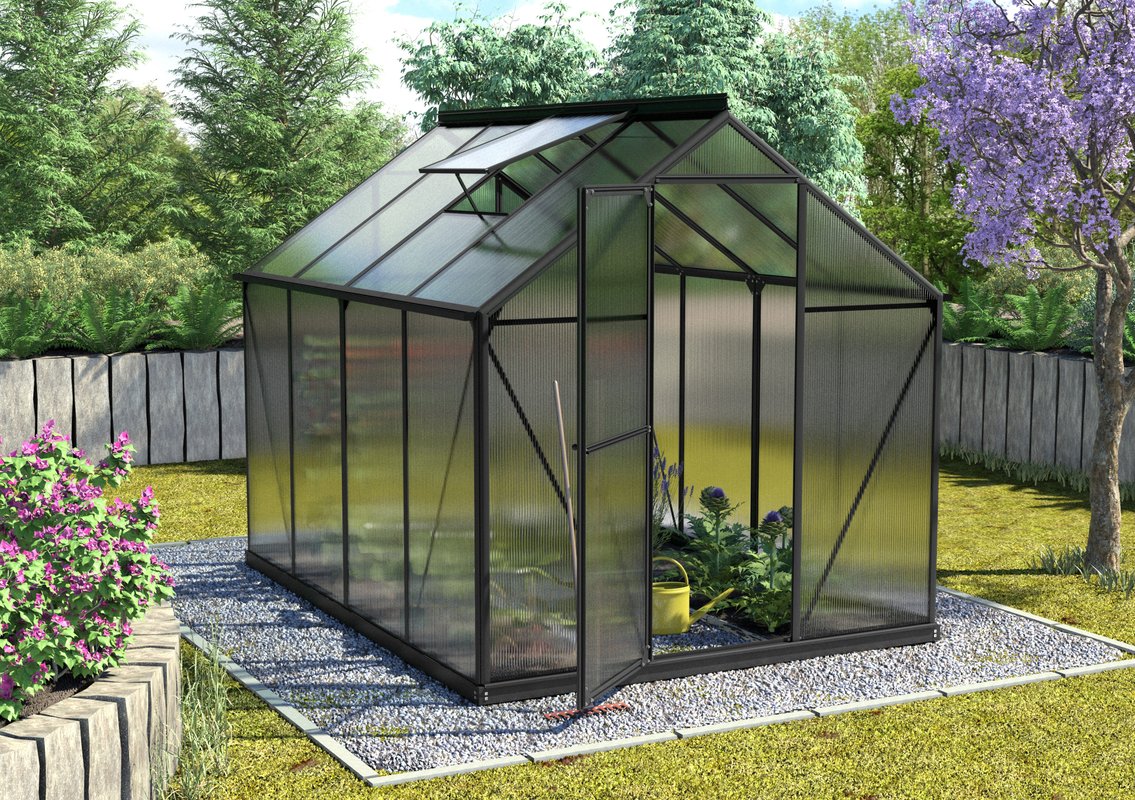 Vitavia Gewächshaus Triton 5000 HKP 6mm, schwarz