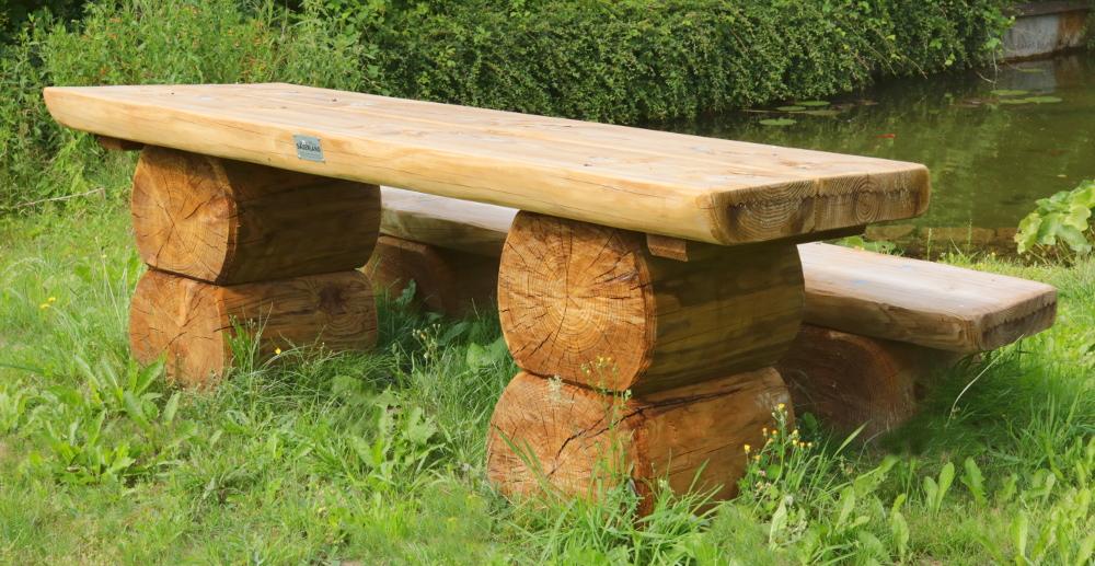 FELDBERG rustikaler Holztisch, Länge 2m, douglasie natur