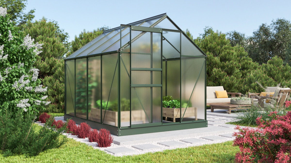 Vitavia Gewächshaus Comet 5000 HKP4mm, smaragd