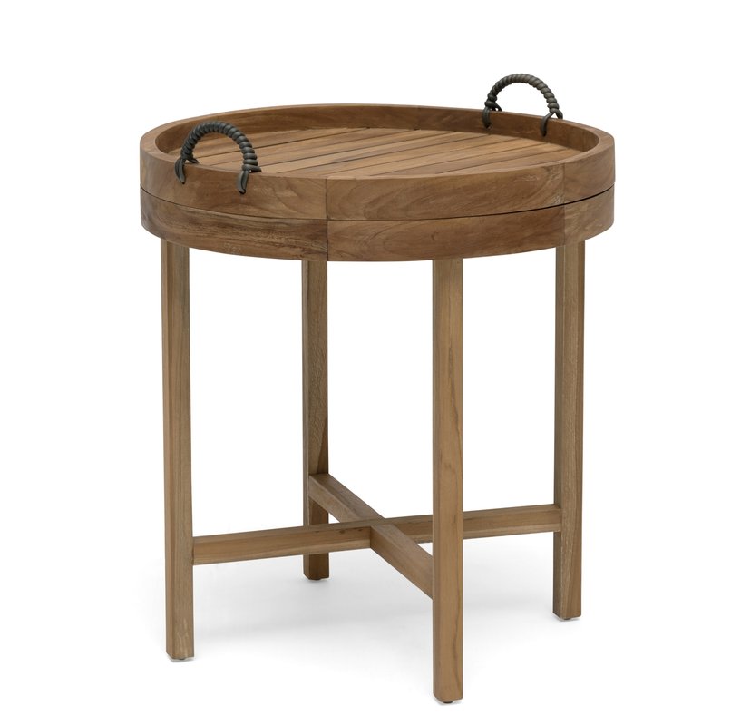 Himmelsnäs Teak-Tabletttisch rund Ø60 cm von Hillerstorp