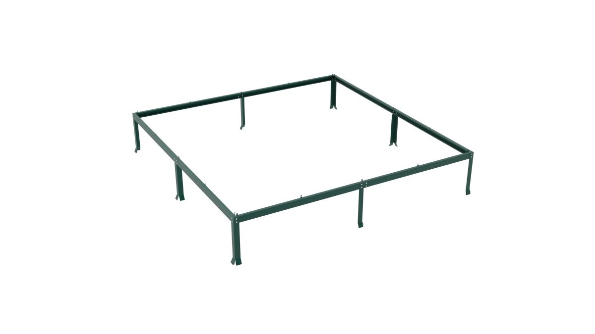 Vitavia Stahlfundamentrahmen 6700 Höhe 6 cm, smaragd