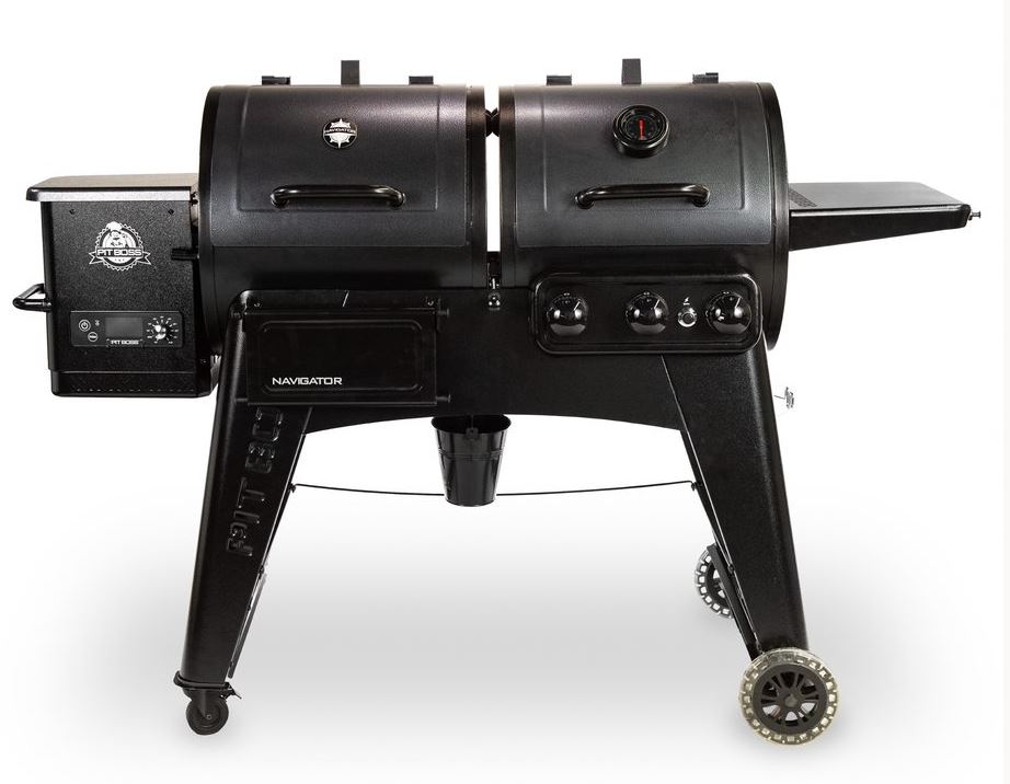 Pit Boss 1230G Navigator Combo Grill, Pellet-Grill und Gas-Grill
