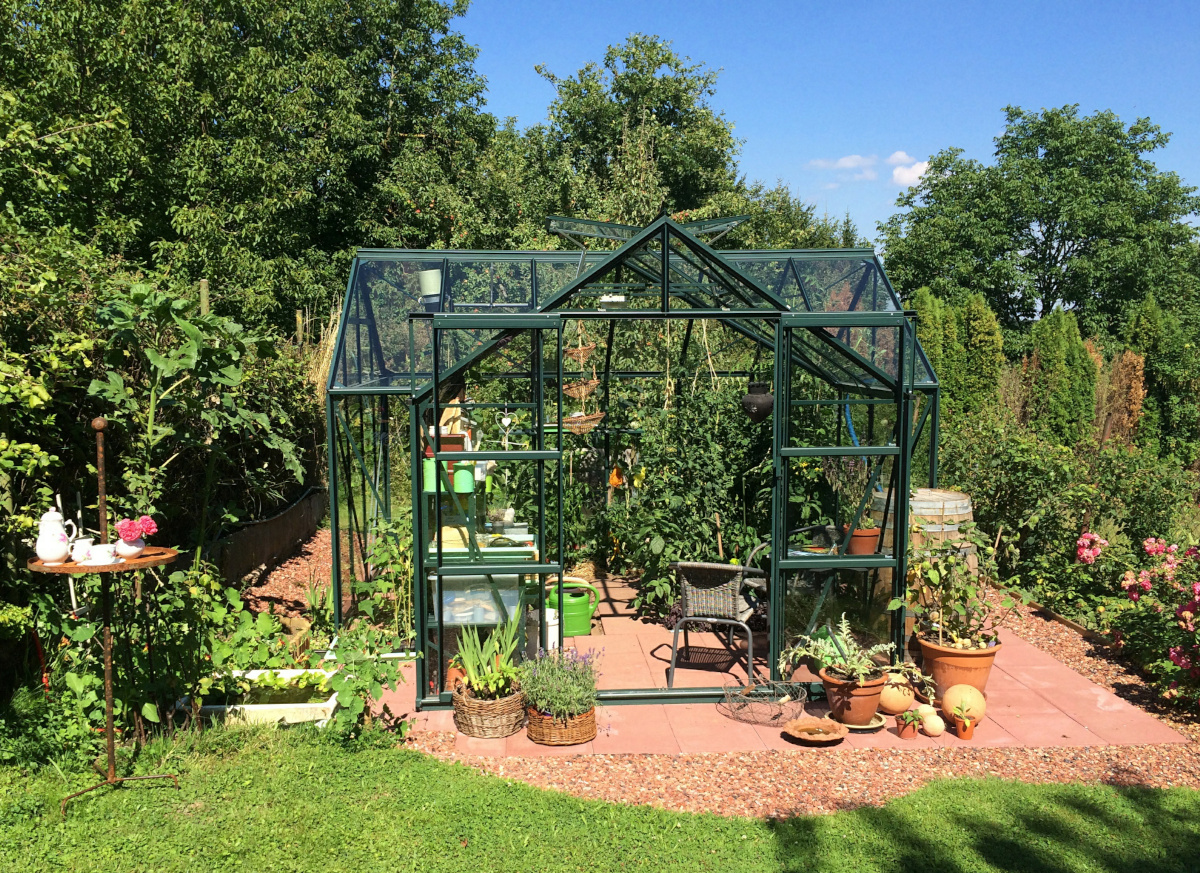 Vitavia Gewächshaus Sirius ESG 3mm, smaragd