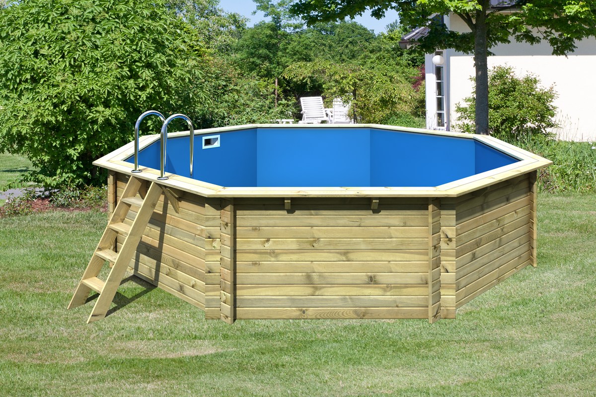 Karibu Pool Modell 3A Classic 547 x 547 cm, Holz kdi