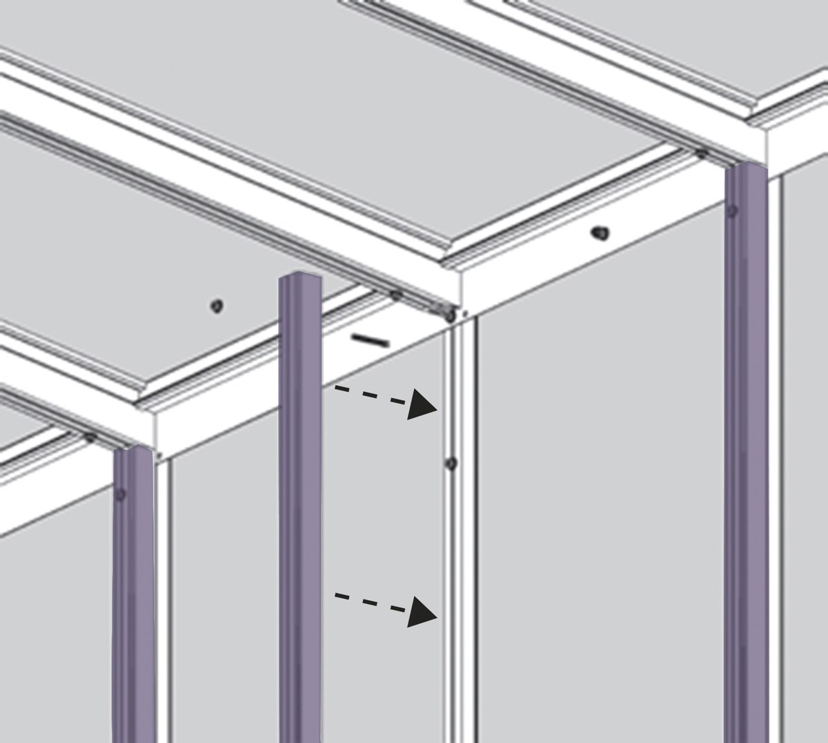 Nachrüstsatz zur Verstärkung für Athena 10200, schwarz