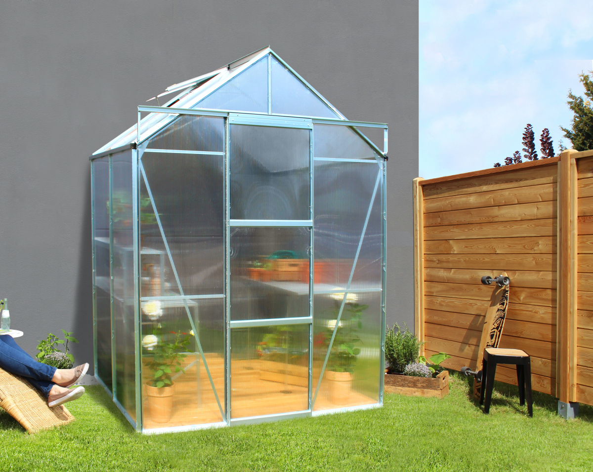 Vitavia Gewächshaus Flora 3800, Anlehngewächshaus