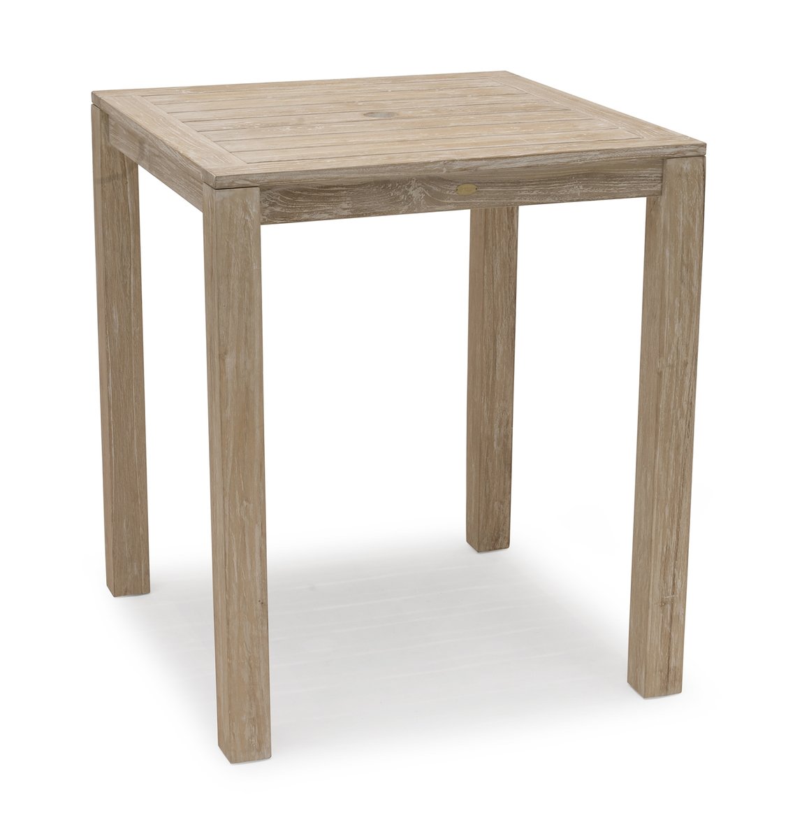 Wellington Bartisch Teak whitewashed, 90 x 90 x 106 cm