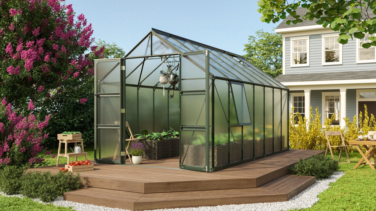 Vitavia Gewächshaus Olymp 11500 HKP4mm, smaragd