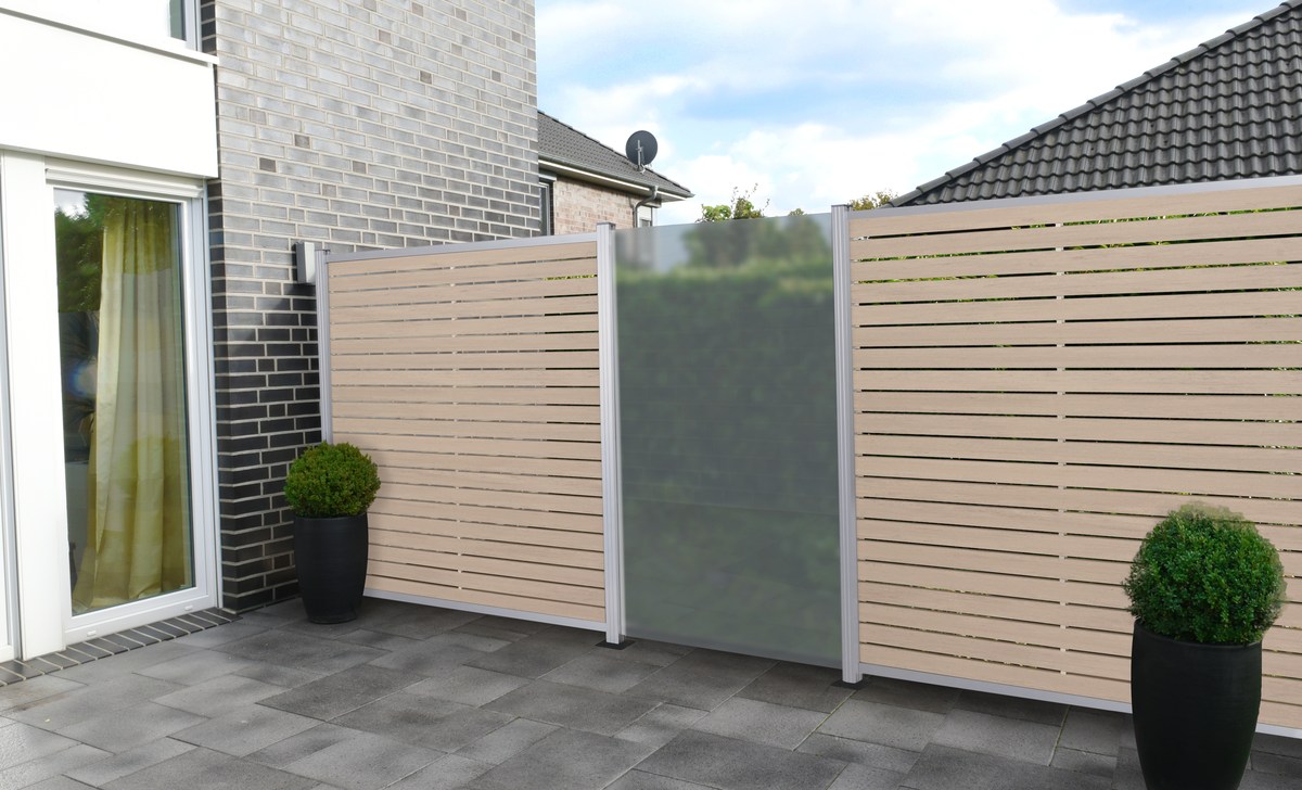 HANÖ BPC-Rhombus-Steckzaun-Set 180x60 cm