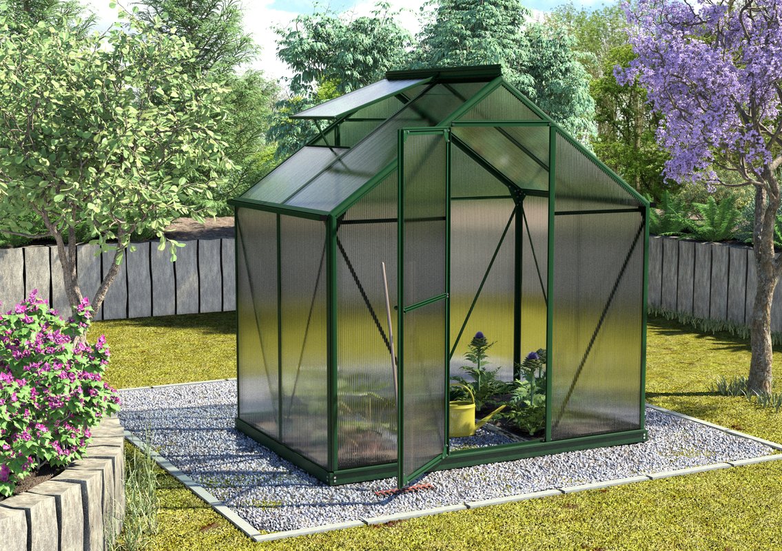 Vitavia Gewächshaus Triton 2500 HKP 6mm, smaragd