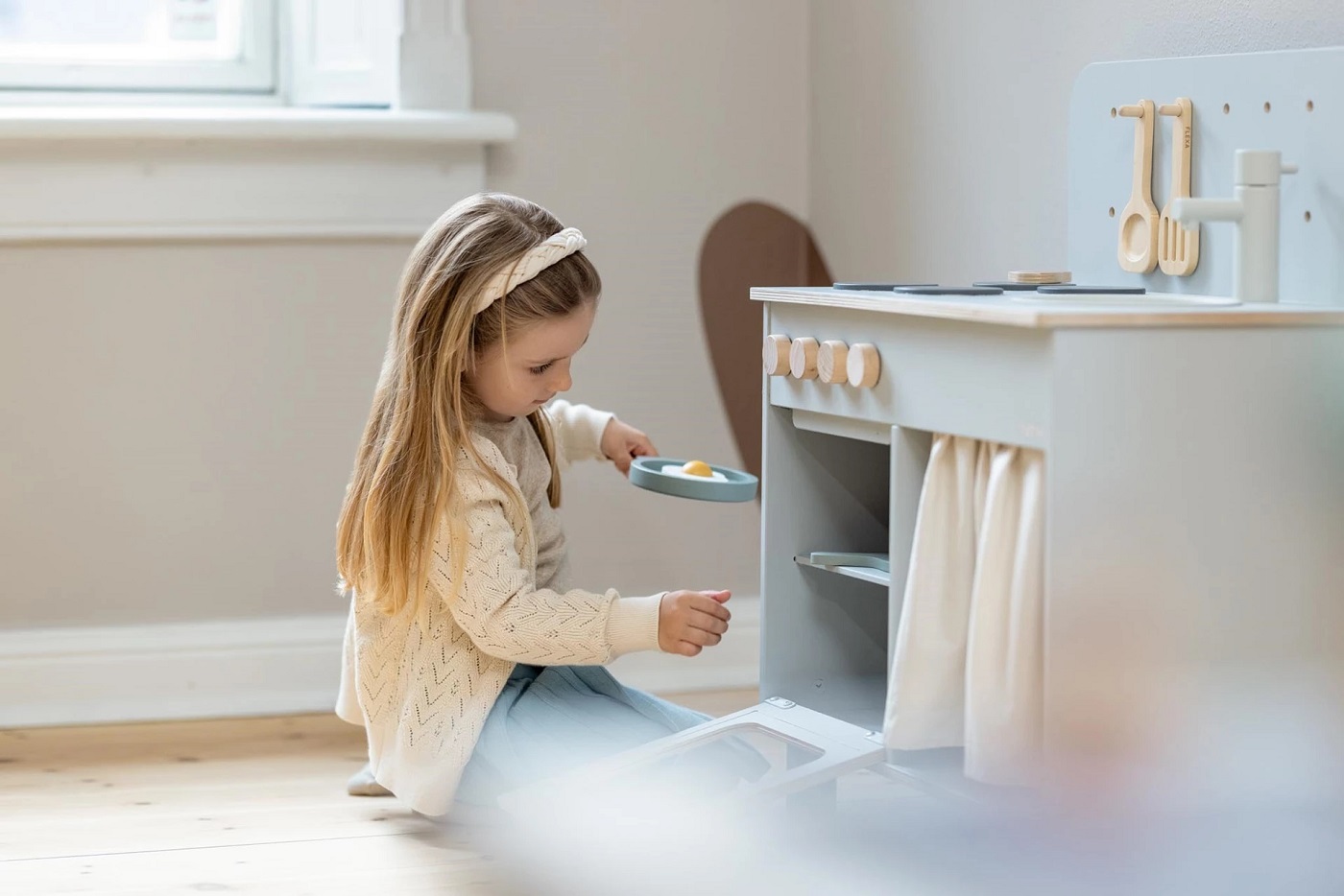 Flexa Topf und Pfanne, Spielküchen-Zubehör, grün