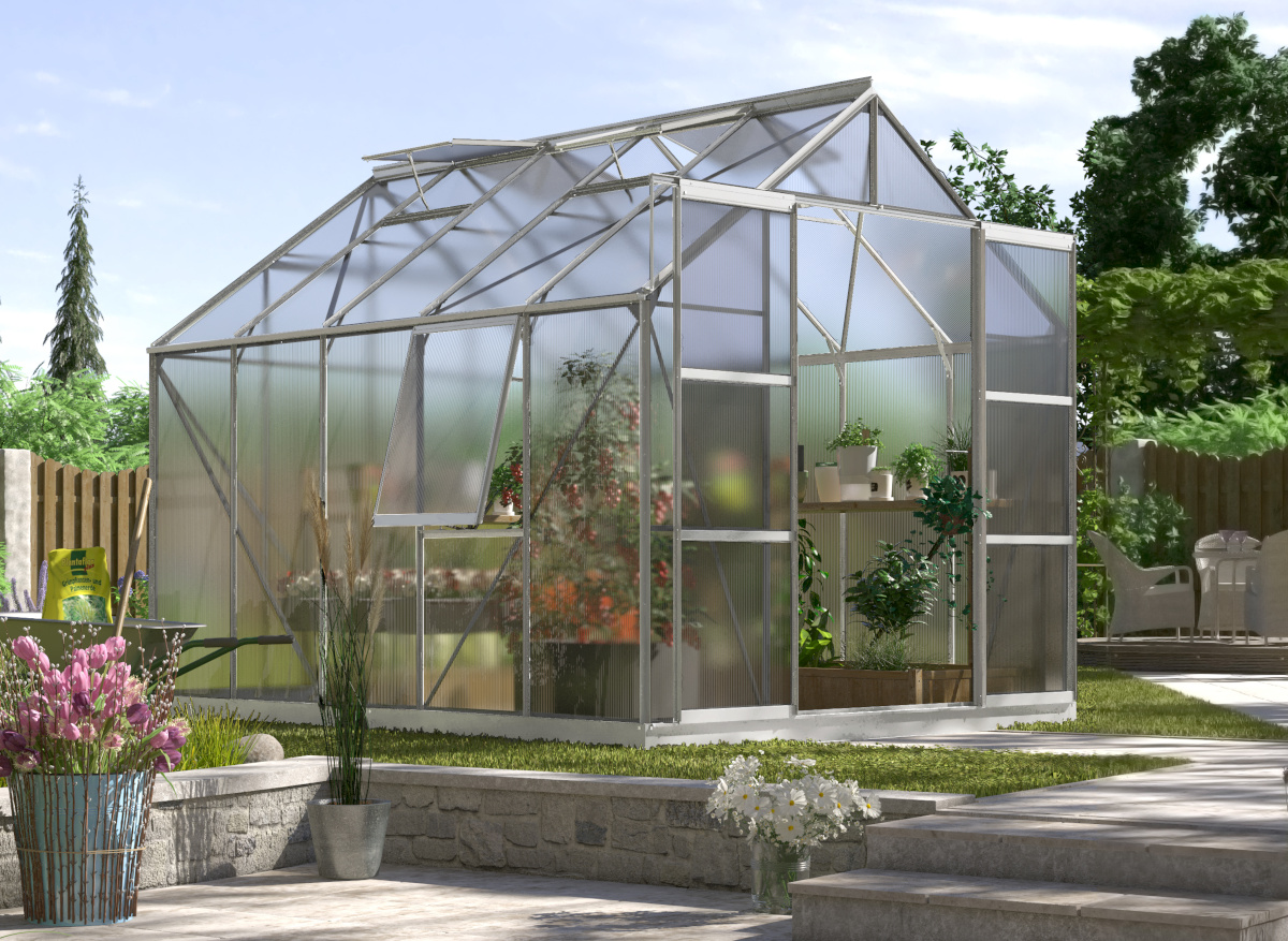 Vitavia Gewächshaus Jupiter 8300 HKP 4mm, alu