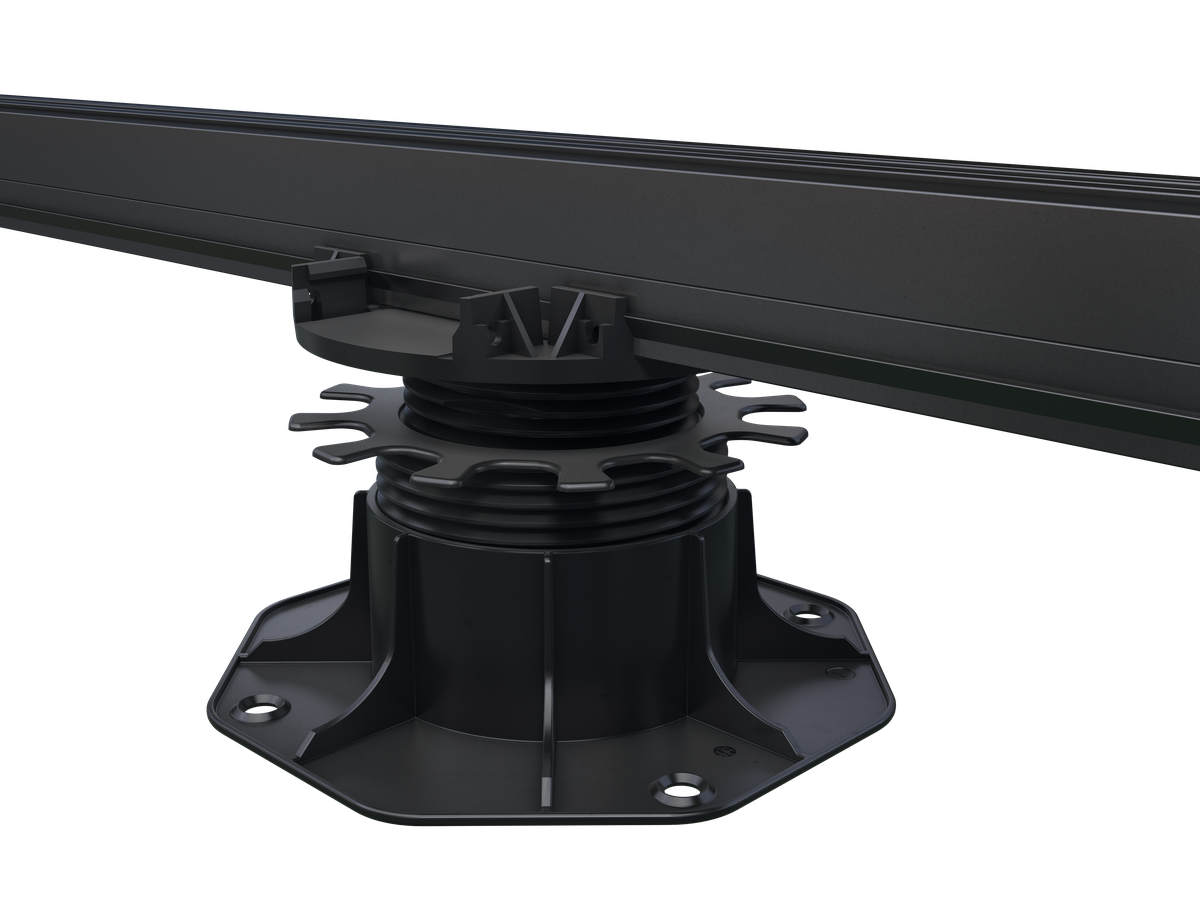 TERRACON® Terrassenlager CLIP 25-40 mm höhenverstellbar, Stelzlager für Alu-Unterkonstruktion