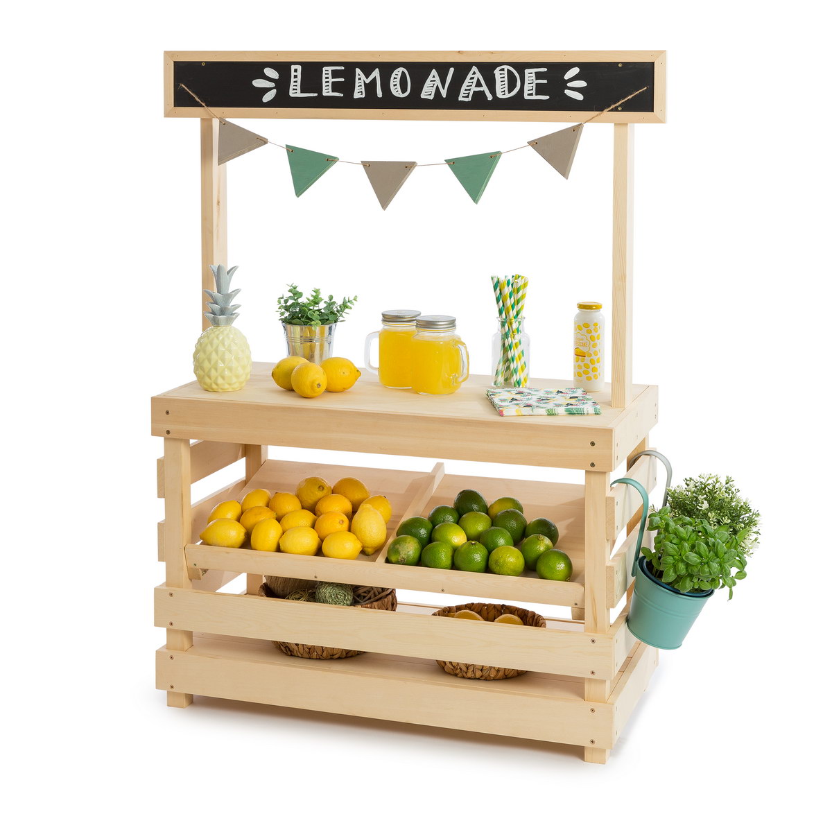 Outdoor Shop Garden Friend von MUDDY BUDDY®, Holz-Kaufladen natur