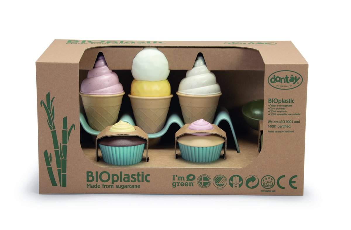 Eisförmchen Set in Geschenk Box von Dantoy, Biokunststoff