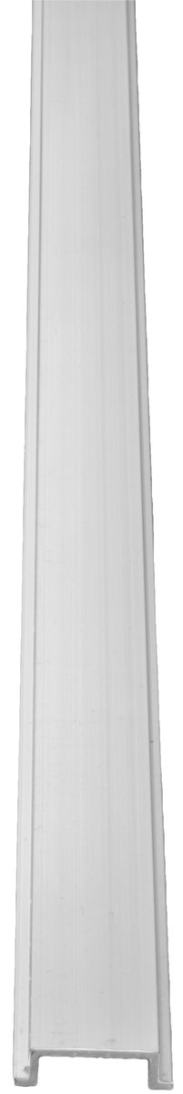 DALU Aluminium-Pfosten 240 cm für Steckzaun, zum Einbetonieren, inkl. Kappe