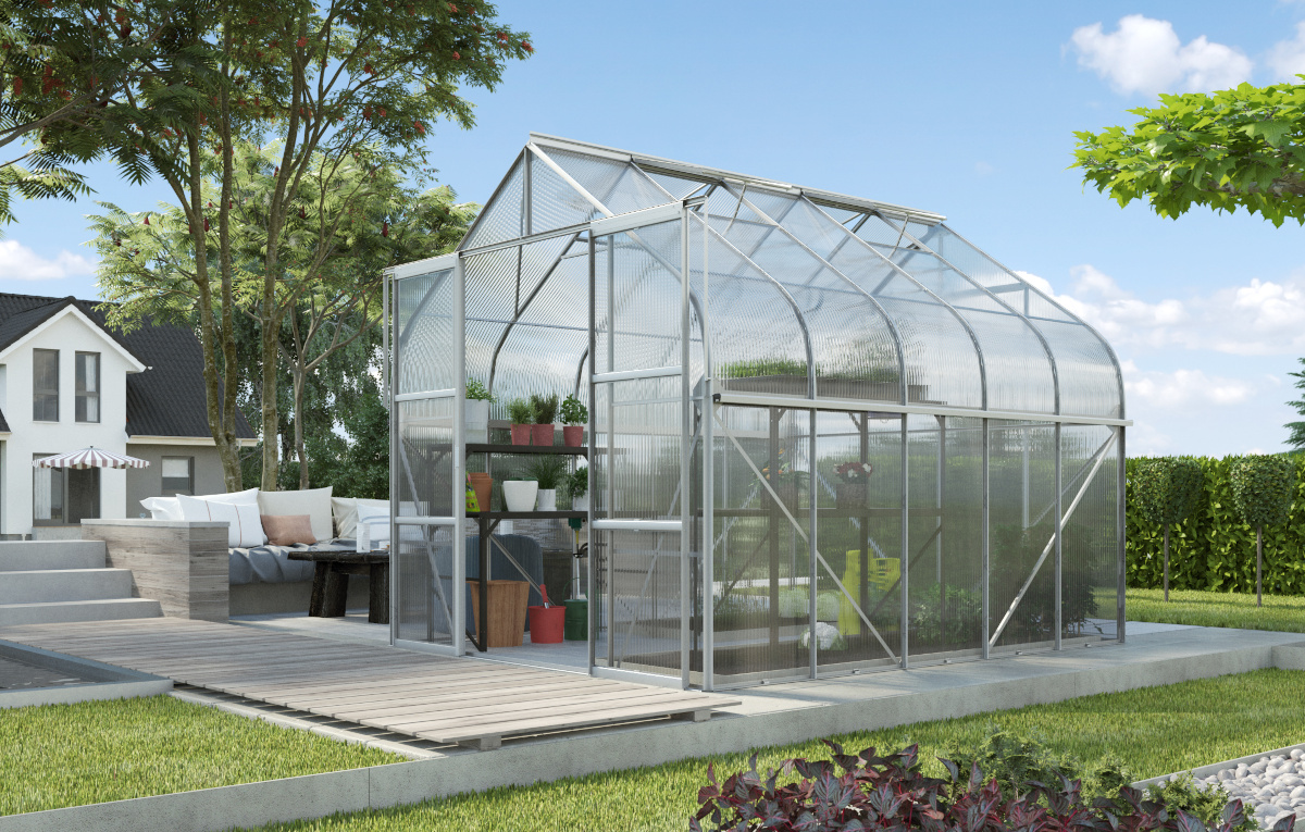 Vitavia Gewächshaus Diana 8300 HKP 4mm, alu