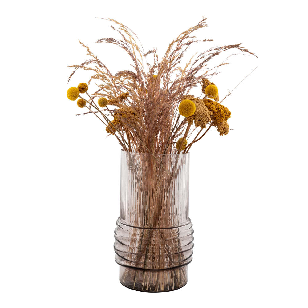 Blumenvase - Bova, rauchfarbe